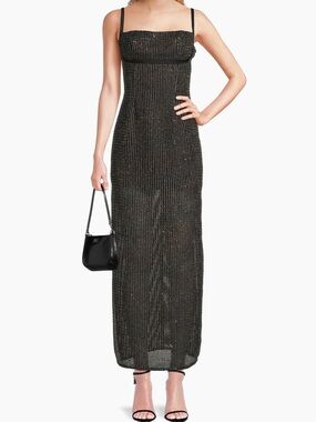 liv foster sequin halter mini dress Liv Foster Beaded Halter Mini Dress In Ivory - 76% Off